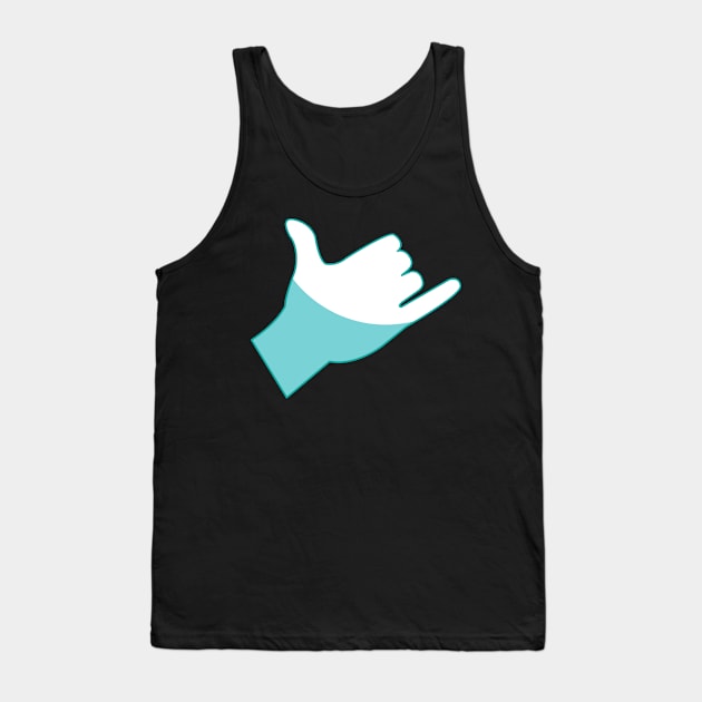 Surfer hand and wave | Gift idea Tank Top by French Culture Shop